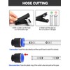 36PCS Push-to-Connect Air Line Fitting Plug, Kalolary Quick Connect End