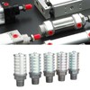 5Pcs Pneumatic Air Compressor Muffler High Pressure Resistant Air Exhaust