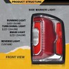 CNNELL LED Tail Light w/Bulb Right Passenger Side Compatible with