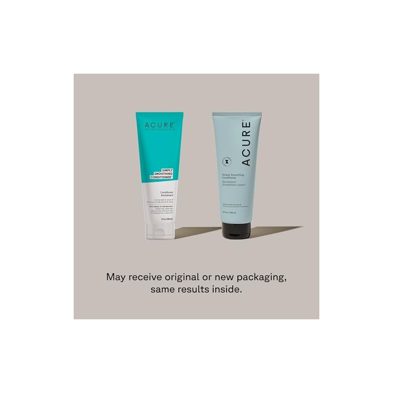 Acure | Acondicionador nutritivo que aplaca el frizz, los cabellos
