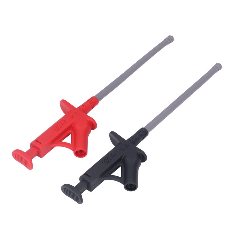 Flexible Test Hook Multimeter Electrical Testing Grabber Hook with 4MM