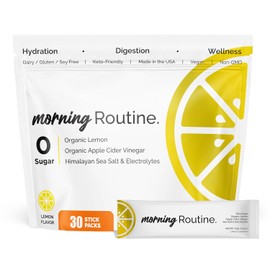 ROUTINE Morning Daily Hydration Electrolyte Drink Mix - Lemon Flavor