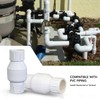 Midline Valve PVC Inline Check Valve for Backflow Prevention 1/2''