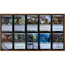 Set of 10 Pauper Legal Treefolk Creatures *NM* (Magic MTG) Battlewand Oak