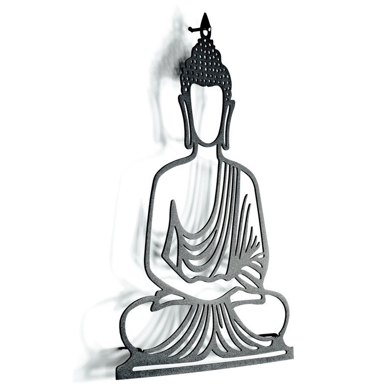 keluly Metal decoration. Floating wall sculpture, with shadows, made of