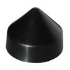 Dock Edge + PVC Cone Head Piling Cap, Black, 9-Inch