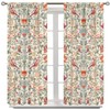 XBDDZSW - Cortinas bohemias de William Morris estilo retro, diseño