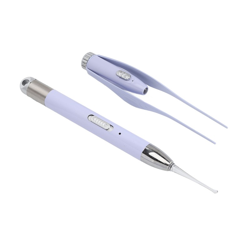 Ear Wax Spoon Tweezer USB Rechargeable Ear Cleaner Earpick with