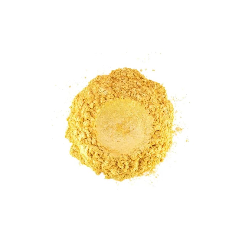 Base Maquillaje Hebbe Cosmetics Micas Vegetales Dorada Polvo Suelto 100g
