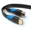 JAMEGA 3 m HDMI 2.0 Cable Flat 4K @ 60Hz