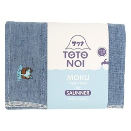 Contex Sauna MOKU <55247-001> Bath Towel, L Size, Water Bath (Blue)