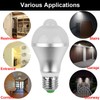 GPCT 9W Infrared Motion Activated/Detector/Sensor E26 LED Warm/Cool Bulb. Auto