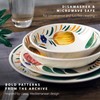 Wade WA967035CAP Capri Pasta Bowl with Vibrant Mediterranean Inspired Design,