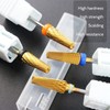 Nail Drill, 5-in-1 Multifunctional Replacement Tungsten Steel Nail File Bits