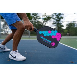 Gamma Sports Pickleball Paddles: Fusion Pro Pickleball Paddle - Textured Fiberglass Face - Mens and Womens Pickle Ball Paddle - Indoor and Outdoor Paddle: ~8 oz