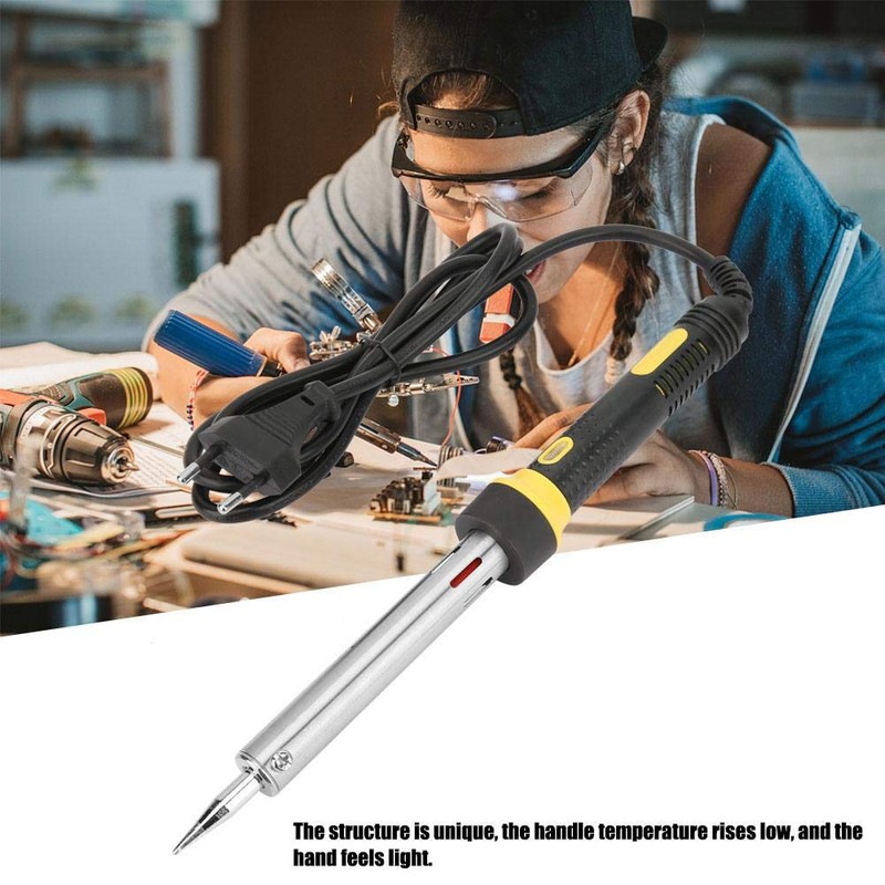 Soldering Iron Electric Temperature Straight Welding Gun Heating Tool TU-505B-100W