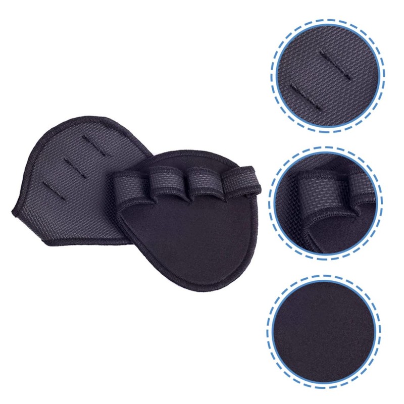 BESPORTBLE 3 Pairs Gym Gloves for Weightlifting Palm Pads Lifting