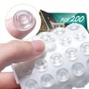 Cabinet Door Bumpers Pack of 200 Self Adhesive Bumpers Pads,