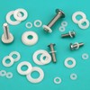 TXXATX Pack of 60 Plastic Washers M6 x 12 mm
