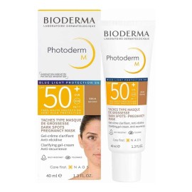 Protector Solar Bioderma Photoderm M de Fps 50+ Tono Brun con 40mL