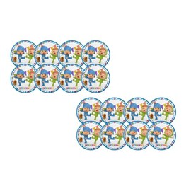 ALMACENESADAN 0522 Pack of 16 18cm Pocoyo and Nina Party Plates Ideal for Parties and Birthdays Product Made from Cardboard
