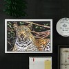 NAIHEY Scratch Art Rainbow Painting Paper - Cheetah Animal 16