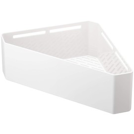 Yamazaki 4264 Magnetic Bathroom Corner Toy Rack, White, Approx. 13.0 x 7.3 x 3.9 inches (33 x 18.5 x 10 cm), Tower