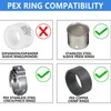 EFIELD Pex 1" X 1" MALE SWEAT ADAPTERS BARB CRIMP