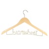 Wedding Hanger Anti Slip Wooden Clothes Hanger Iron Clothing Hanger