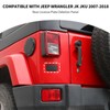 JeCar JK Rear License Plate Deletion Panel Badge Cover Compatible
