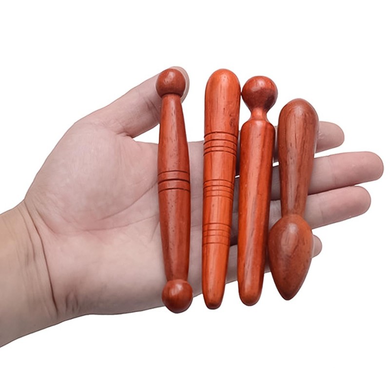 Alnicov Wooden Trigger Point Massage Stick Set