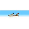 Noch 16820 Motorboat W/4 Figures H0 Scale Figures