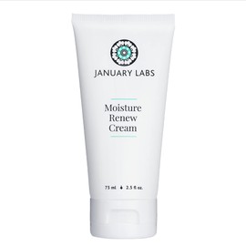 January Labs Moisture Renew Face Cream, Day or Night Face Moisturizer Cream for Dehydrated & Stressed Skin, Skin Care Essentials, 2.5 Oz