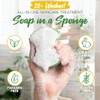 Spongeables Pedi Scrub Foot Buffer 20+, Citron Eucalyptus Aromatherapy, 2-Ounce