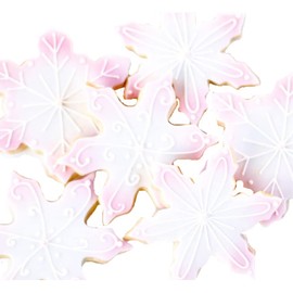 ½ Dz. Accent Snowflakes Cookies! Vanilla Sugar Cookies with a colorful A Great compliment! Wedding, Bridal Shower, Birthday Themed Party Favors, Gift!
