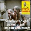 The Gag 36 Stink Bombs - Glass Vials Rotten Eggs