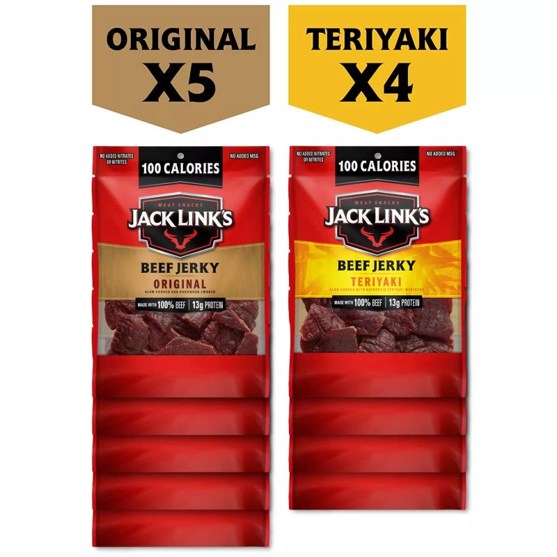 Jack Link's Beef Jerky Variety Pack 1.25 Ounce Pack of