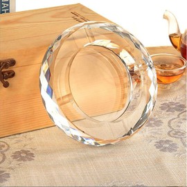Rxcvkmw crystal glass Gshtray, cigar Gshtray, suitable for home, office, and various occasions.