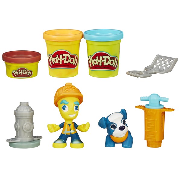 Play-Doh Play-Doh Construction Worker And Pet Toy Figure