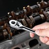 WORKPRO 3/8-Inch Drive Ratchet, Quick-Release Reversible Ratchet Wrench, 72-Tooth 3/8