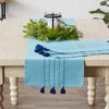 DII Tabletop, Cotton, Blue Stripe, Table Runner, 14x72
