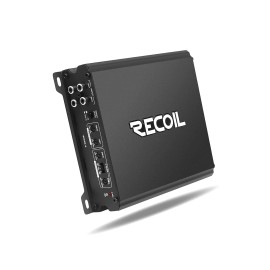 Recoil DI550.4 Full-Range Class-D 4-Channel Car Audio Amplifier, Bridgeable