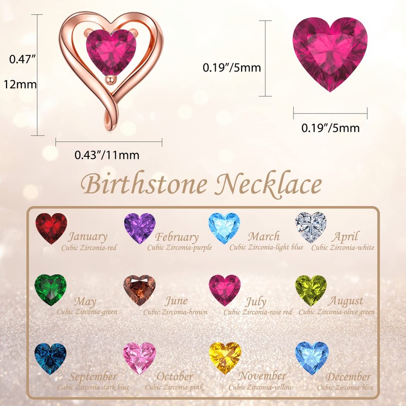 LAVUMO Stud Earrings for Adults Women Sterling Silver Rose Gold