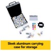 Cardinal Mexican Train Dominoes Game in Aluminum Carry Case, for