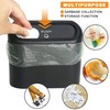 Einesin Car Trash Can, Mini Car Organizer Bin with Lid