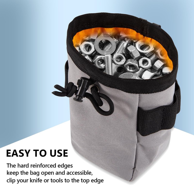 Small Utility Bag, Tool Belt Bag, Clip-On Tool Belt Bag
