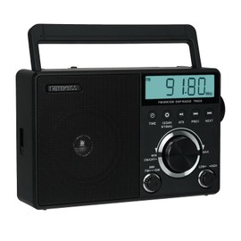 Retekess TR635 Portable Digital Radio,AM FM Shortwave Radios with Best Reception,Backlight LCD Display,Clock,Battery Operated Radio or AC Power,for,Elder,Home