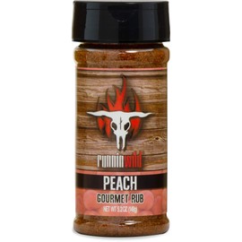 Gourmet BBQ Peach Rub Seasoning – Bursting with Sweet, Smoky & Bold Peach Flavor | Runnin' Wild Foods, 5.2 oz
