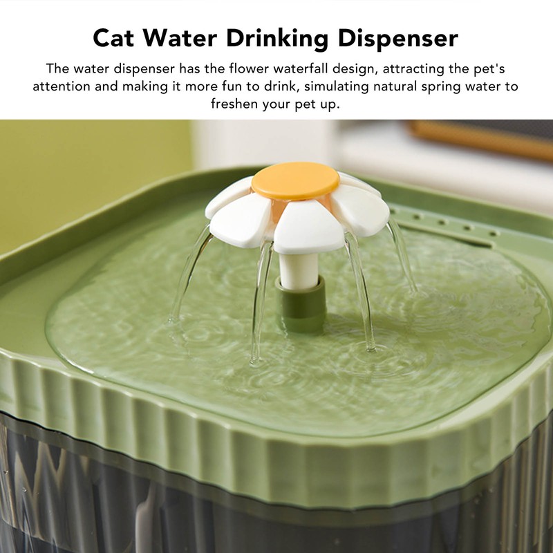 Cat Water Fountain Smart Pet Electric Flowing Water Fountain Automatic