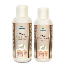 MedoHair gegen Haarausfall | mit Koffein und 7 Pflanzenextrakten | Shampoo & Tonic (200 ml Tonic)